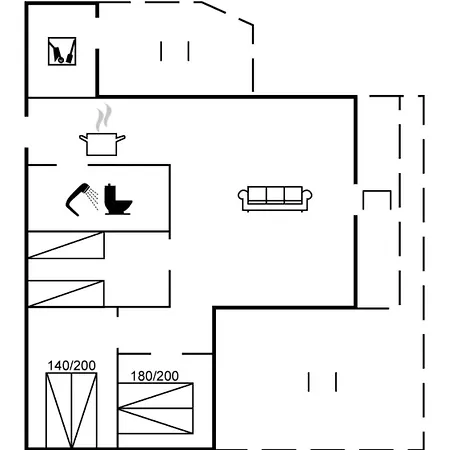 Evalotte - 600m From The Sea By Interhome Дом отдыха *